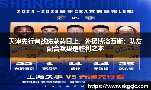 天津先行者战绩蒸蒸日上，外援博洛西斯：队友配合默契是胜利之本