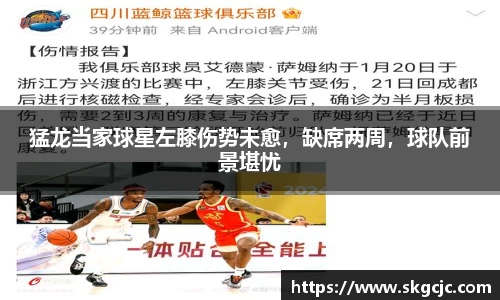 猛龙当家球星左膝伤势未愈，缺席两周，球队前景堪忧