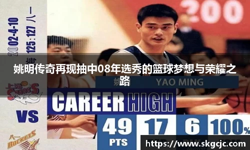 姚明传奇再现抽中08年选秀的篮球梦想与荣耀之路