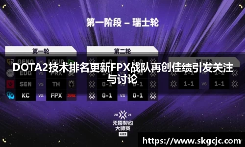 DOTA2技术排名更新FPX战队再创佳绩引发关注与讨论